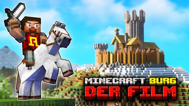 Thumbnail des YouTube-Videos „Die Geschichte von Minecraft Burg